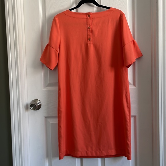Like new!! Orange Banana Republic dress sz 12 - Picture 2 of 5